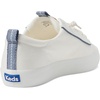 image:imageKeds Womens Kickback Canvas Slip on SneakerNautical WhiteNavy