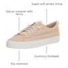 image:imageKeds Womens Kickback Canvas Slip on SneakerOatmeal