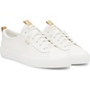 image:imageKeds Womens Kickback Canvas Slip on SneakerWhite Leather Metallic Pop