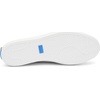image:imageKeds Womens Kickback Canvas Slip on SneakerWhite Leather Metallic Pop