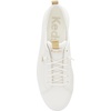 image:imageKeds Womens Kickback Canvas Slip on SneakerWhite Leather Metallic Pop