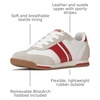 image:imageKeds Womens RvivlSnow WhiteKeds Neon Red Nylon SuedeLeather