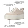 image:imageKeds Womens Skyler Lace Up SneakersBlush Leather