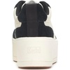 image:imageKeds Womens Skyler Lace Up SneakersEgretBlack LeatherSuede