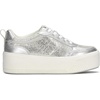 image:imageKeds Womens Skyler Lace Up SneakersSilver Distressed Metallic Leather