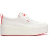 image:imageKeds Womens Skyler Lace Up SneakersSnow WhiteCoral Outsole