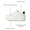 image:imageKeds Womens Skyler Lace Up SneakersSnow WhiteNavy Leather