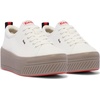 image:imageKeds Womens Skyler Lace Up SneakersWhite Heavy Twill