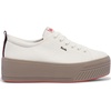 image:imageKeds Womens Skyler Lace Up SneakersWhite Heavy Twill