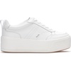 image:imageKeds Womens Skyler Lace Up SneakersWhite Perforated Leather