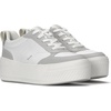 image:imageKeds Womens Skyler Lace Up SneakersWhiteGrey Leather