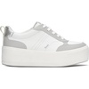 image:imageKeds Womens Skyler Lace Up SneakersWhiteGrey Leather