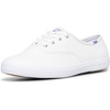 image:imageKeds Womens Champion Leather Lace Up SneakersWhite Leather