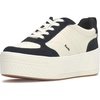image:imageKeds Womens Skyler Lace Up SneakersEgretBlack LeatherSuede