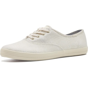 image:imageKeds Womens Champion Glitter Lace UpEgretChampagne Metallic Foil Canvas