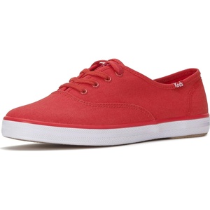 image:imageKeds Womens Champion Glitter Lace UpNeon Red Canvas