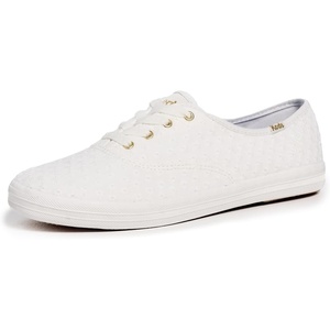 image:imageKeds Womens Champion Glitter Lace UpSnow White Mini Daisy Eyelet