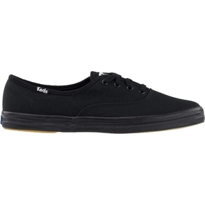 image:imageKeds Womens Champion Leather Lace Up SneakersBlack Canvas