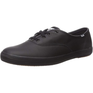 image:imageKeds Womens Champion Leather Lace Up SneakersBlackBlack
