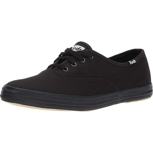 image:imageKeds Womens Champion Leather Lace Up SneakersBlackBlack2