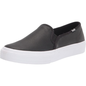image:imageKeds Womens Double Decker Slip On Fashion SneakerBlackBlack Leather