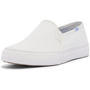 image:imageKeds Womens Double Decker Slip On Fashion SneakerWhite Leather