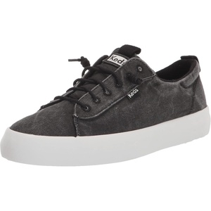 image:imageKeds Womens Kickback Canvas Slip on SneakerBlack