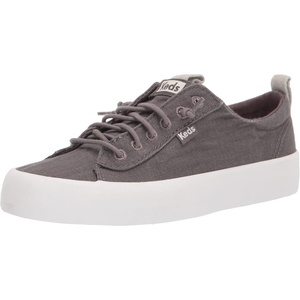 image:imageKeds Womens Kickback Canvas Slip on SneakerCharcoal