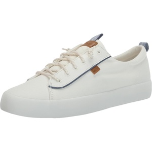 image:imageKeds Womens Kickback Canvas Slip on SneakerNautical WhiteNavy