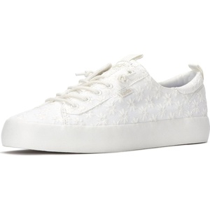 image:imageKeds Womens Kickback Canvas Slip on SneakerSnow White Eyelet