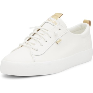 image:imageKeds Womens Kickback Canvas Slip on SneakerWhite Leather Metallic Pop