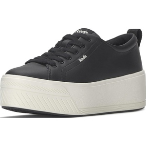 image:imageKeds Womens Skyler Lace Up SneakersBlack Leather