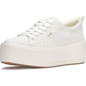 image:imageKeds Womens Skyler Lace Up SneakersSnow White Eyelet
