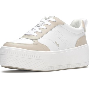 image:imageKeds Womens Skyler Lace Up SneakersWhiteBeige Leather