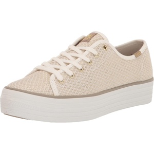 image:imageKeds Womens Triple Kick SneakerCreamGold Metallic