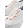 image:imageKeds Womens Triple Up Lace Up SneakerWhite Pearlized Ballet Leather
