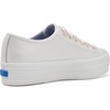 image:imageKeds Womens Triple Up Lace Up SneakerWhite Pearlized Ballet Leather